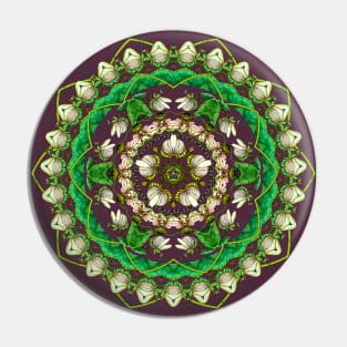 Mantis Mandala Pin