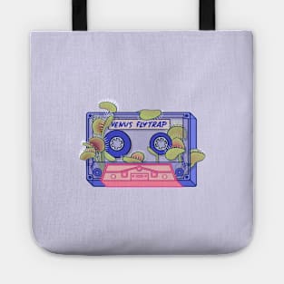 Venus flytrap cassette tape Tote