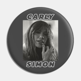 Carly Simon Pin