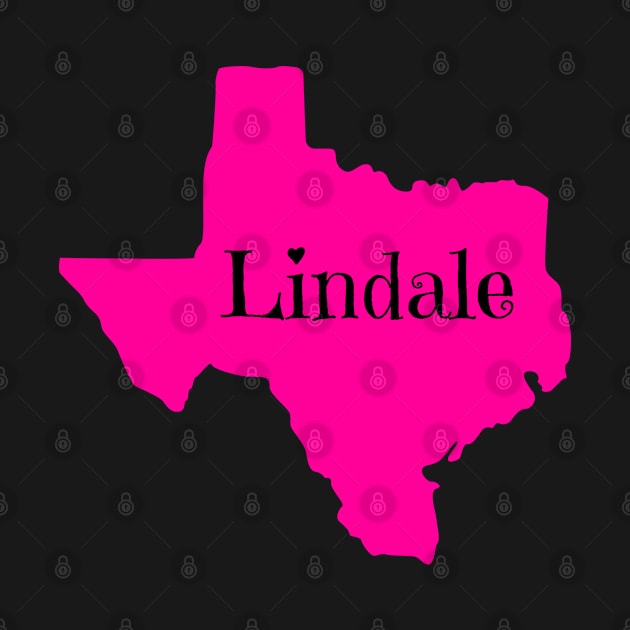 Lindale, Texas Pink State Of Texas by The Oddity Shoppe