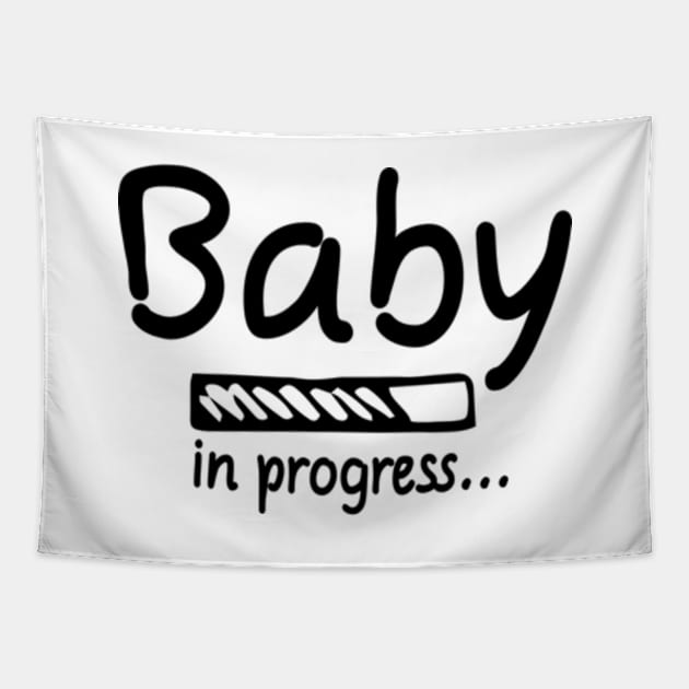 Baby in progress Tapestry by Sal71