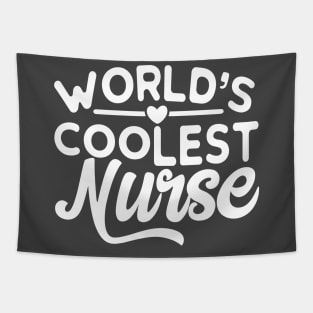 World's Coolest Nurse Tapestry