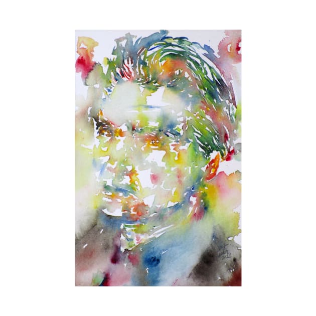 EMIL CIORAN - watercolor portrait .1 by lautir