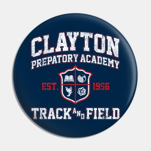 Clayton Prep Track & Field Pin by huckblade