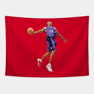 Vince Carter Slam Dunk (Pixel Art) Tapestry