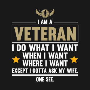 Veteran Wife Veteran’s Day Supporter T-Shirt