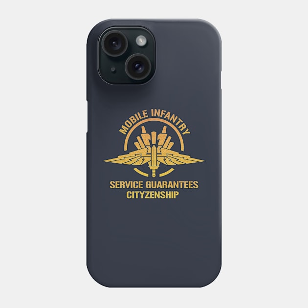 Service Guarantees Citizenship Gold Phone Case by My Pizza