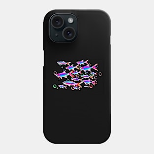 Neon Fish Phone Case