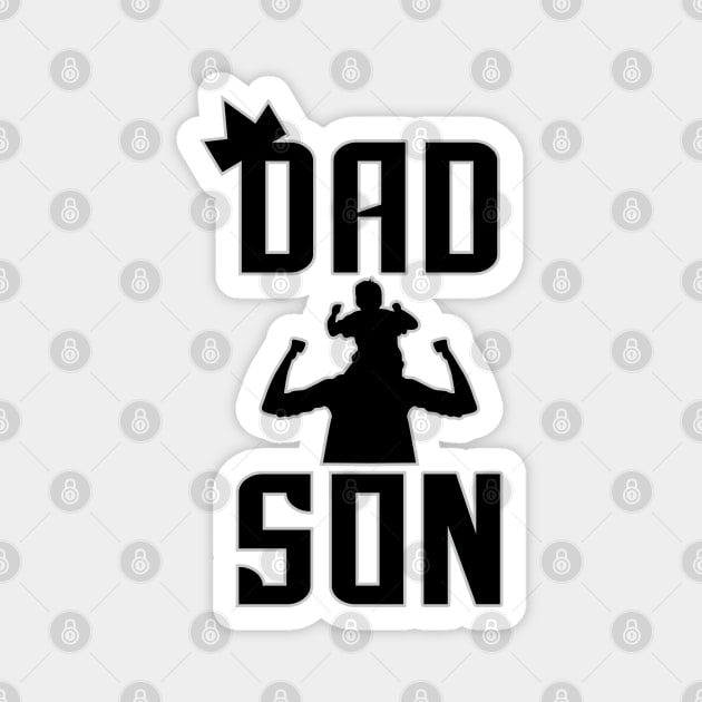 Dad and son Magnet by ilhnklv