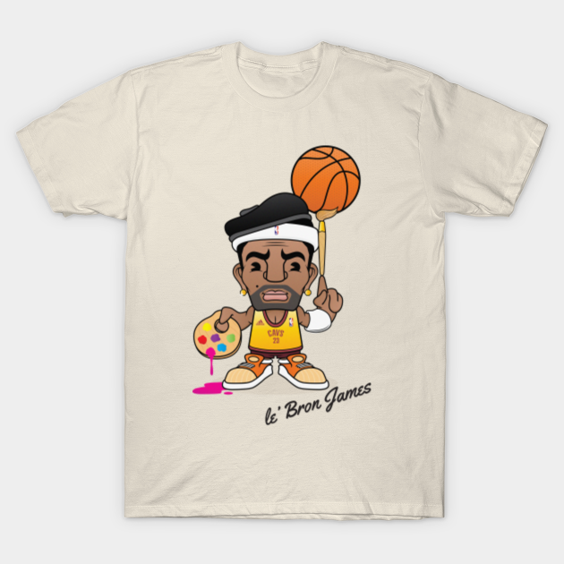 le' Bron James - Lebron James - T-Shirt | TeePublic