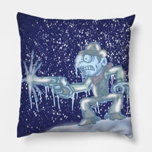 Texas Snowmaggedon- Cowboy Pillow