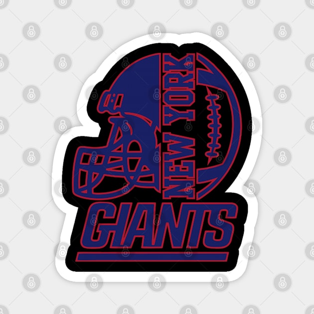 New York Giants Football Magnet by RUS