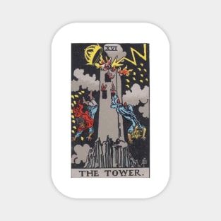 The Tower, Raider Waite Tarot, Divination Tarot Magnet