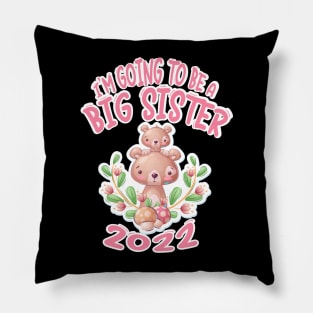 Promoted to Big Sister 2022 Pillow