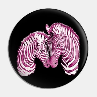 Zebra Lovers 5 Pin