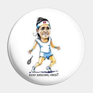 Ons Jabeur Pro tennis player Pin