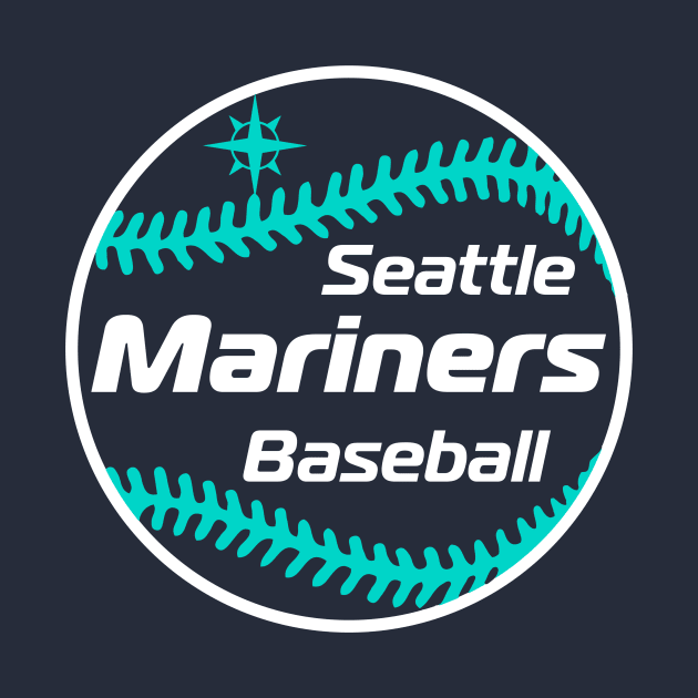 Mariners Retro 80s Ball by Throwzack