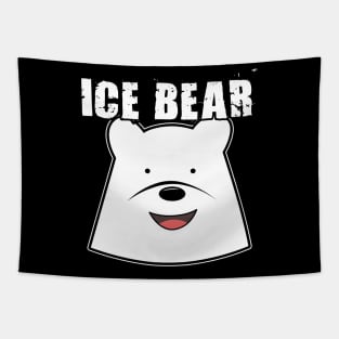 Retro Ice Bear Comic Tapestry