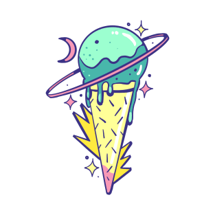 Saturn icecream cone T-Shirt