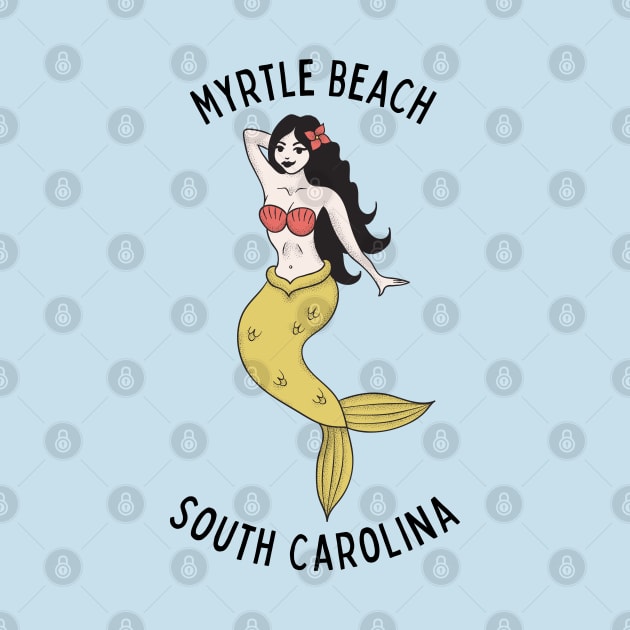 Myrtle Beach South Carolina Mermaid by carolinafound