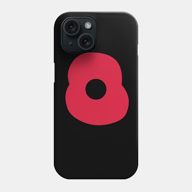 Rememberance Poppy Phone Case by sweetsixty