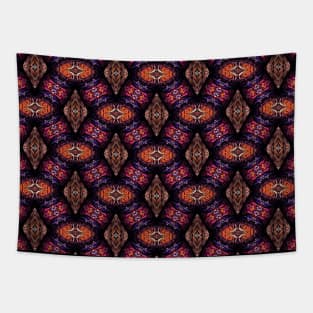 Diamonds Squares and Ovals Tapestry