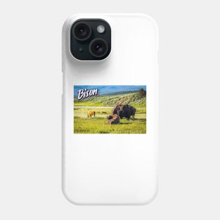 Bison at Yellowstone Phone Case