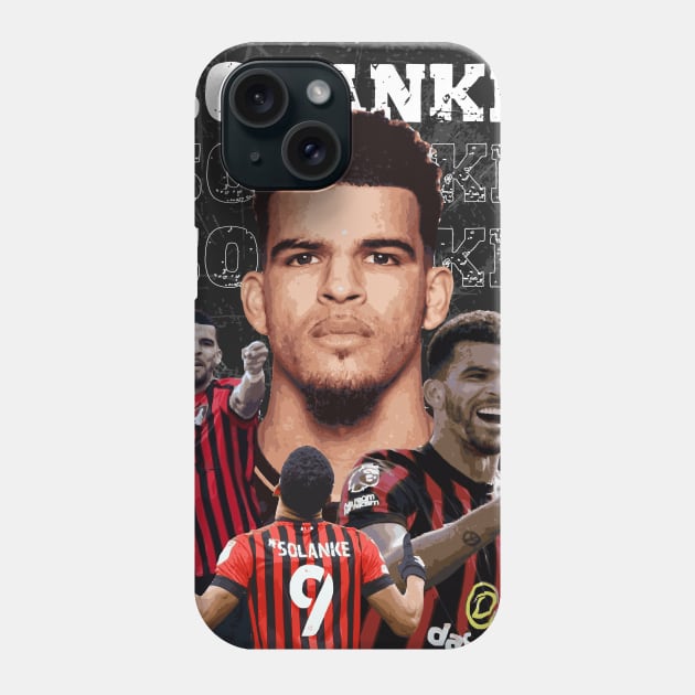 Dominic Solanke Vector Art 2 Phone Case by Playful Creatives