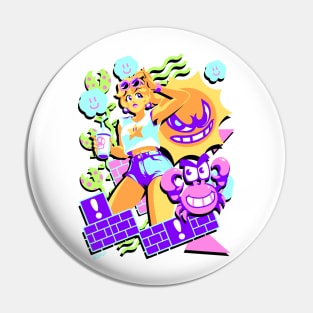 PEACHWAVE Pin