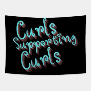 Curls Supporting Curls v11 Tapestry