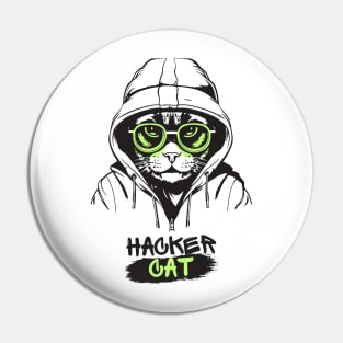 Hacker Cat: Pawsitively Witty Hacks Pin