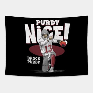 Brock Purdy San Francisco Purdy Nice Tapestry