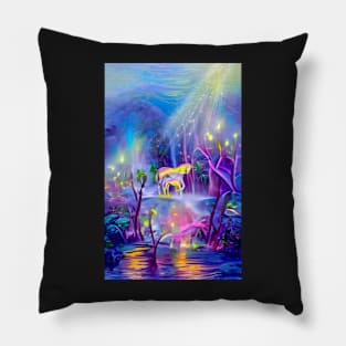 “Magical Mom & Baby Unicorns” Pillow