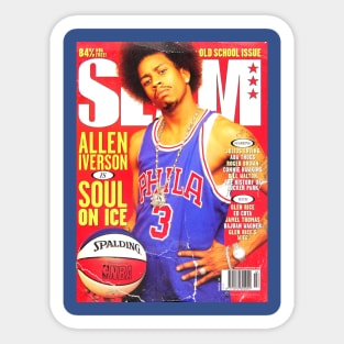 Allen Iverson The Answer Basketball Legend Signature Vintage Retro 80s 90s  Bootleg Rap Style | Sticker