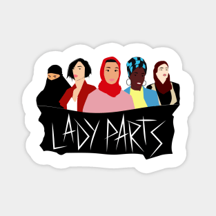 Lady Parts Band! Magnet