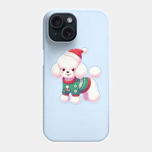 Cute Christmas Poodle Phone Case