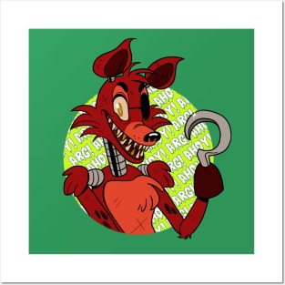 Five Nights at Freddy's - FNAF - Foxy - It's Me! Art Print for