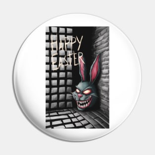 Scary banny happy Pin