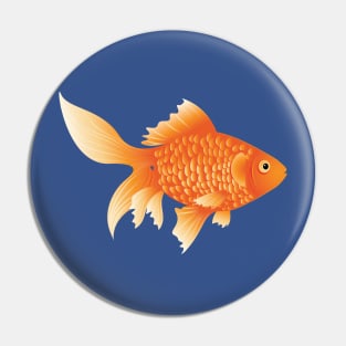 Gold Fish Pin