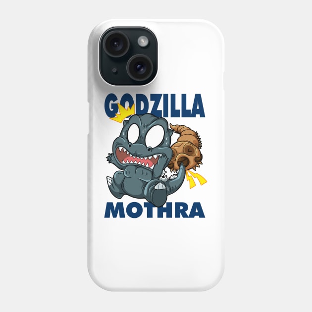 Godzilla VS Mothra I Phone Case by HiroRay1984