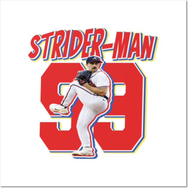 Spencer Strider Amazing Striderman Atlanta Braves Fan Gear T-Shirt