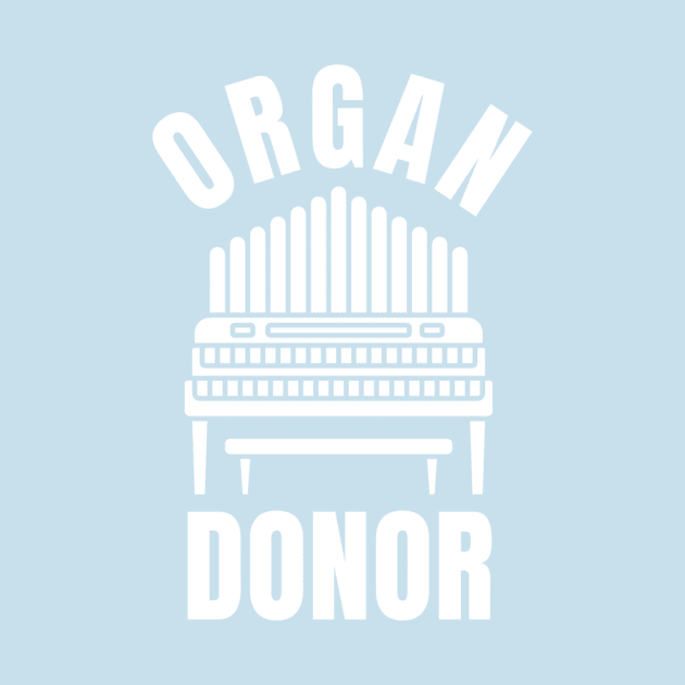 ORGAN DONOR (white) by Simontology