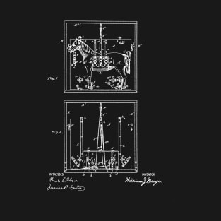 veterinary operating table Vintage Patent Hand Drawing T-Shirt