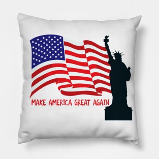 MAKE AMERICA GREAT AGAIN T-SHIRT Pillow