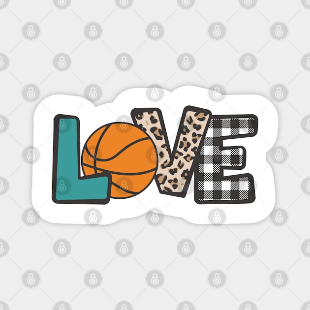 Basketball Love Magnet by pralonhitam