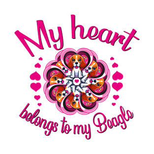 My heart belongs to my Beagle T-Shirt