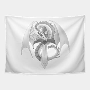 Crystal Sword Dragon Tapestry