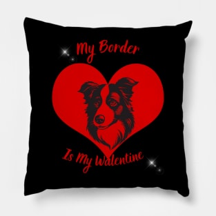 Border Collie shirt, border ,valentine day, valentine gift, Pillow