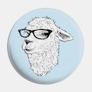 Nerdy Alpaca Pin