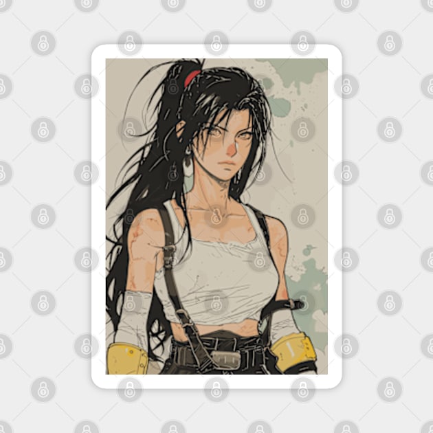 Tifa Lockhart FF7 Final Fantasy VII Rebirth Magnet by moreirapod